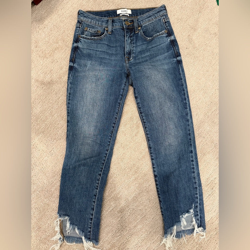 Pistola Raw Hem Jeans